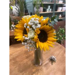 Ramo de novia Girasol